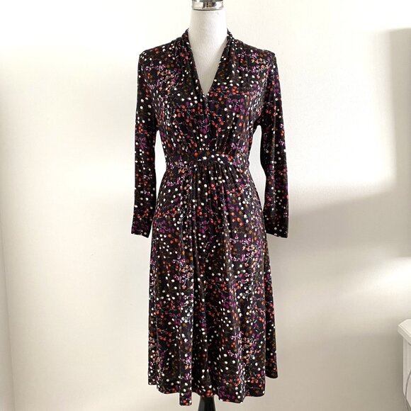French Connection Frances Meadow Jersey Long Sleeve Dress - Picture 4 of 16